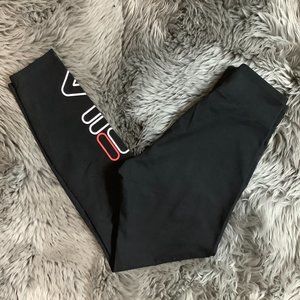 Fila | Women's 7/8 Length Leggings | Black